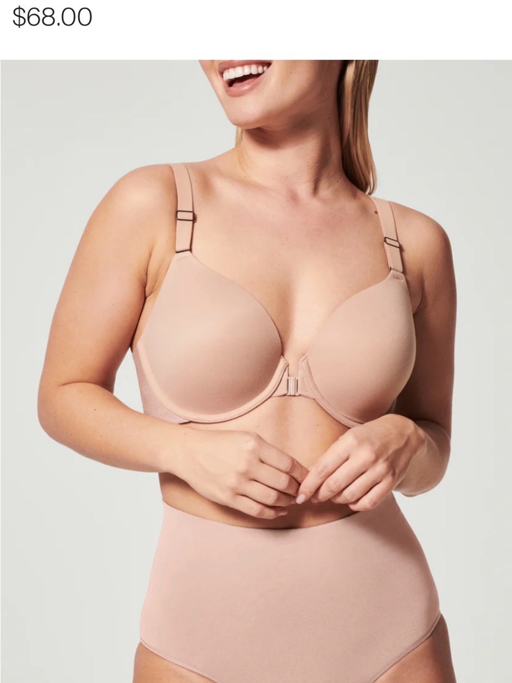 VGUC Two (2) 38C SPANX full coverage
Bra-llelujah! adjustable strap bras - Picture 3 of 16